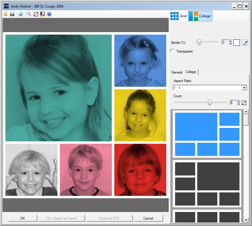 Combine multiple photos