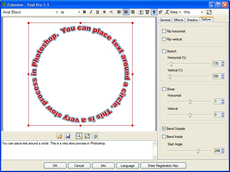 how to write around a circle in publisher how to insert