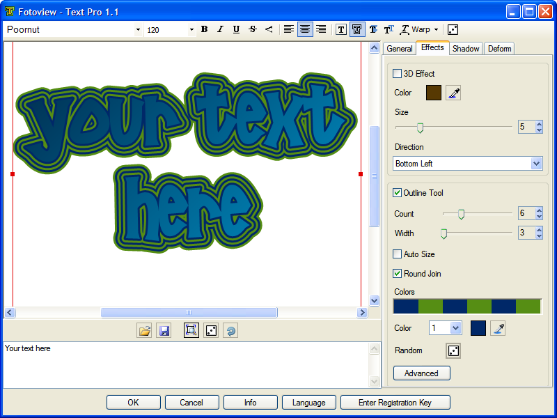 Contours multiples